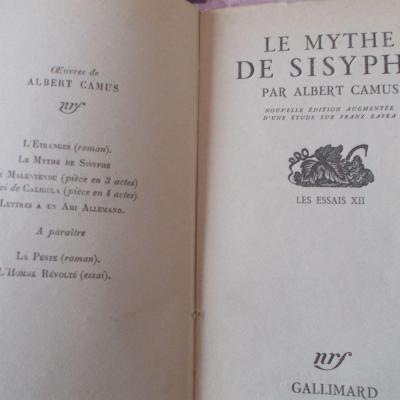 LE MYTHE DE SISYPHE