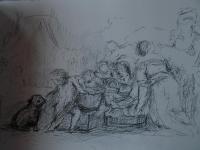 On dessine au Louvre